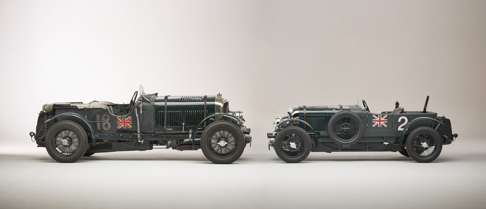 The OG Bentley Blower compared to the 85 per cent reproduction